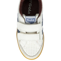 Gola Kids Trainer Eagle Strap White/Moonlight/Burgundy/Gum