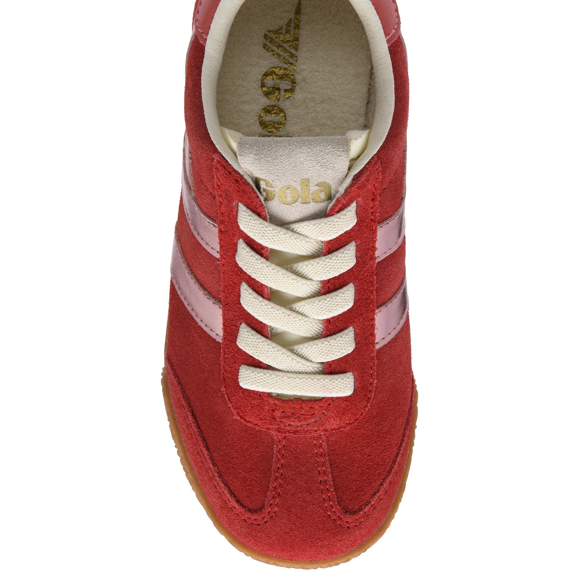 Gola Girls Trainer Elan Glitz Red/Pink/Coral