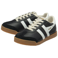 Gola Kids Trainer Elan Leather Black/White