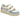 Gola Girls Grandslam Quadrant Strap Trainer Off White/Air/Silver/Candy