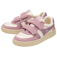 Gola Kids Trainer Hawk Mirror Strap Off White/Pastel Pink