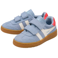 Gola Kids Trainer Viper Strap Air/White/Coral/Gum