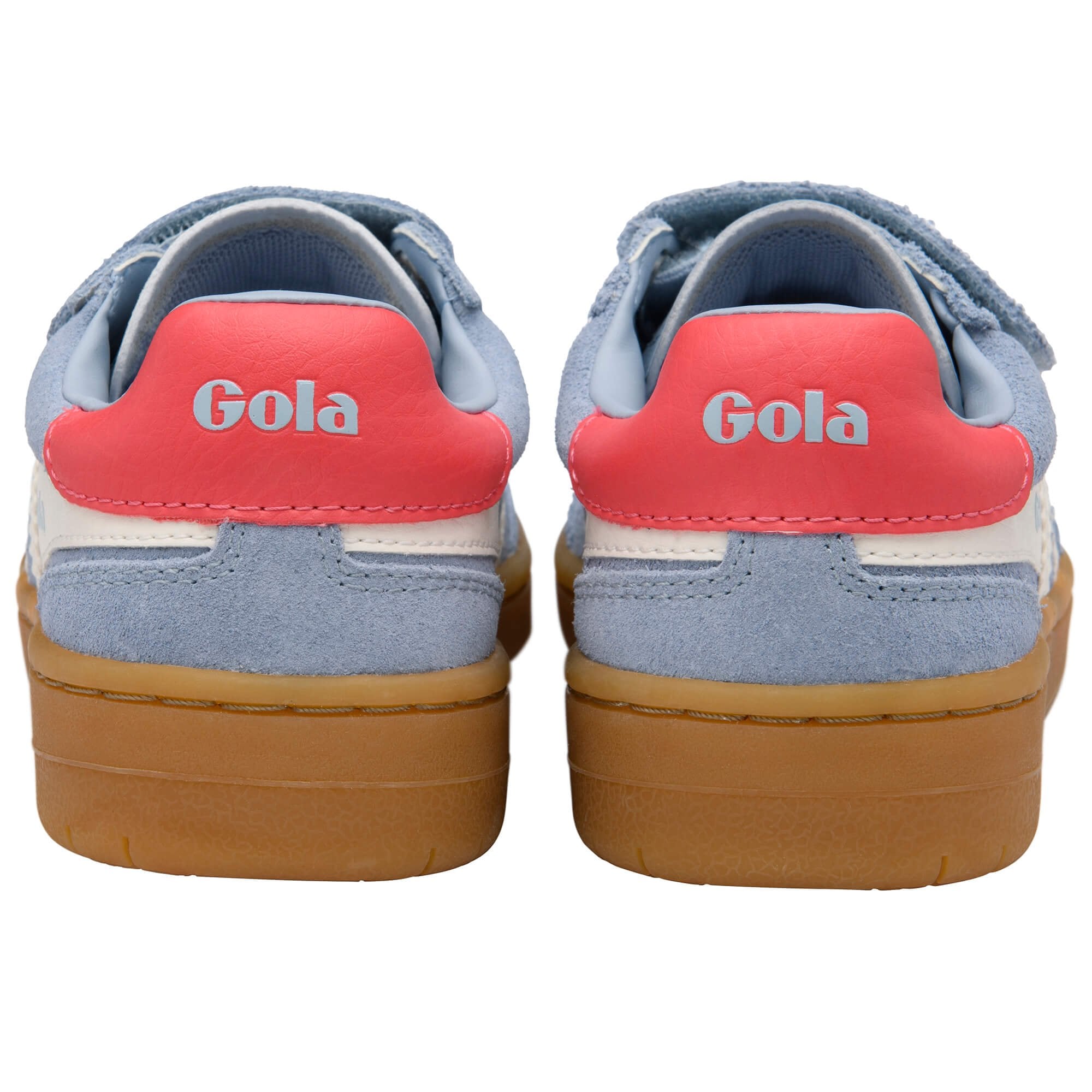 Gola Kids Trainer Viper Strap Air/White/Coral/Gum