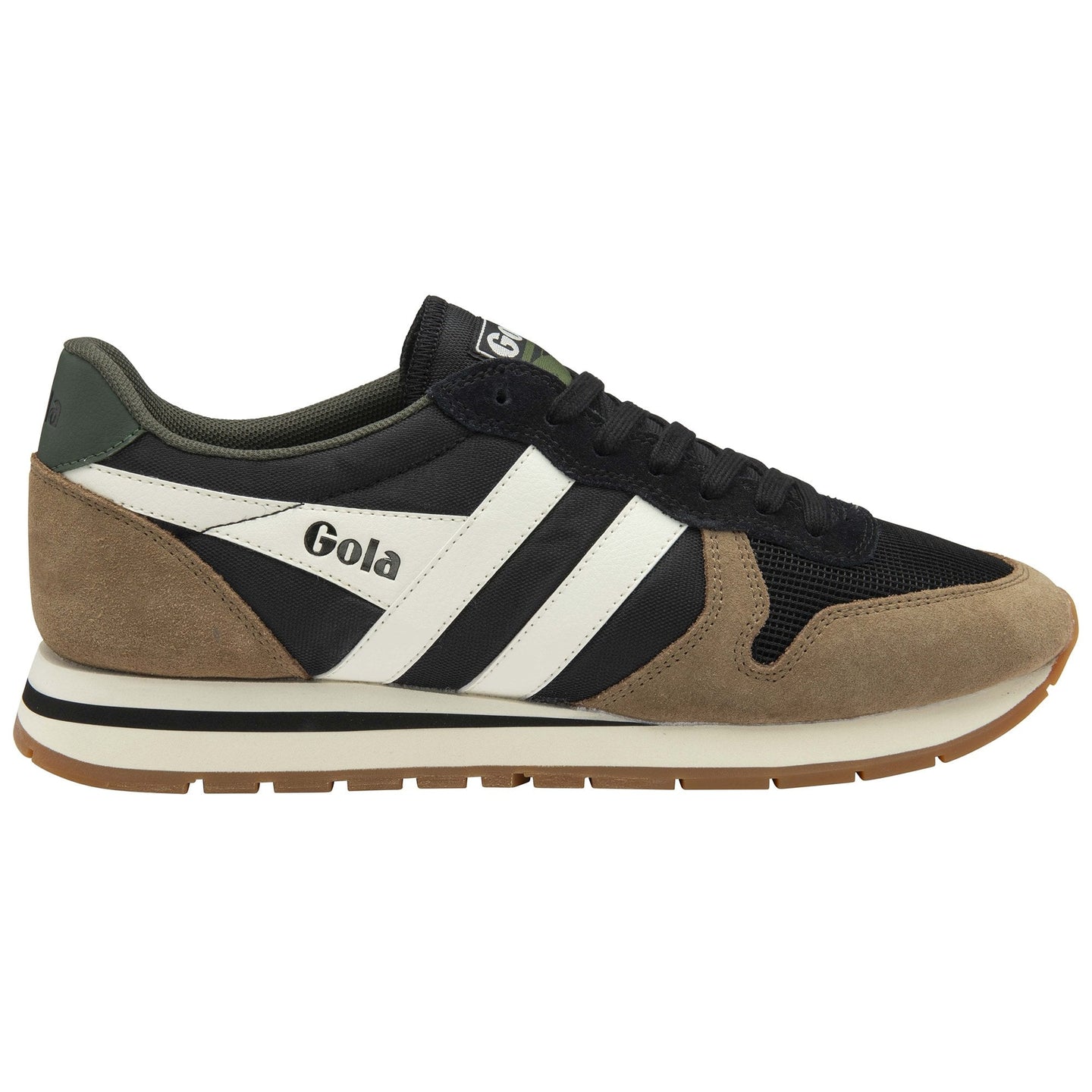 Gola Mens Trainer Daytona Black/Tobacco/Off White