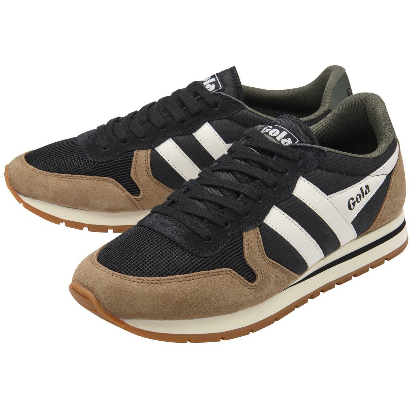 Gola Mens Trainer Daytona Black/Tobacco/Off White