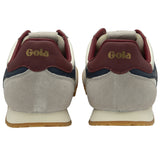 Gola Mens Trainer Europa Leather Off White/Navy/Deep Red