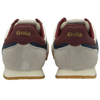 Gola Mens Trainer Europa Leather Off White/Navy/Deep Red
