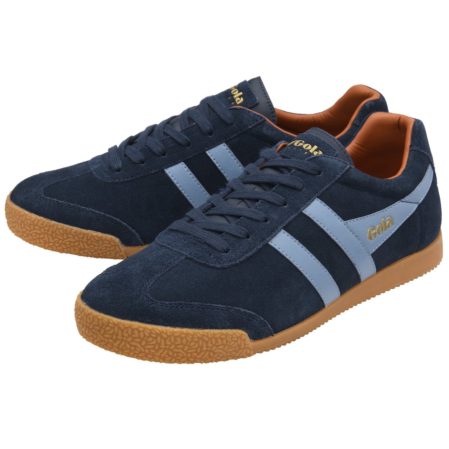 Gola Mens Trainer Harrier Navy/Iceberg/Moody Orange