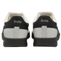 Gola Womens Cyclone Leather Shoe White/Black/Dark Gum