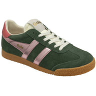 Gola Womens Trainer Elan Glitz Evergreen/Pink/Coral