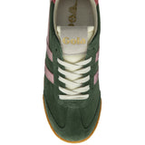 Gola Womens Trainer Elan Glitz Evergreen/Pink/Coral