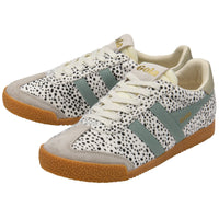 Gola Womens Trainer Elan Savanna Cheetah/Feather Grey/Green Mist