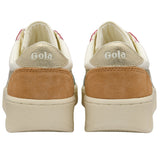 Gola Womens Trainer Grandslam Quadrant Off White/Green Mist/Gold/Salmon