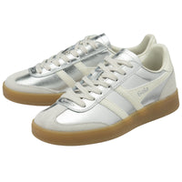 Gola Womens Trainer Viper Metallic Silver/Off White/Gum
