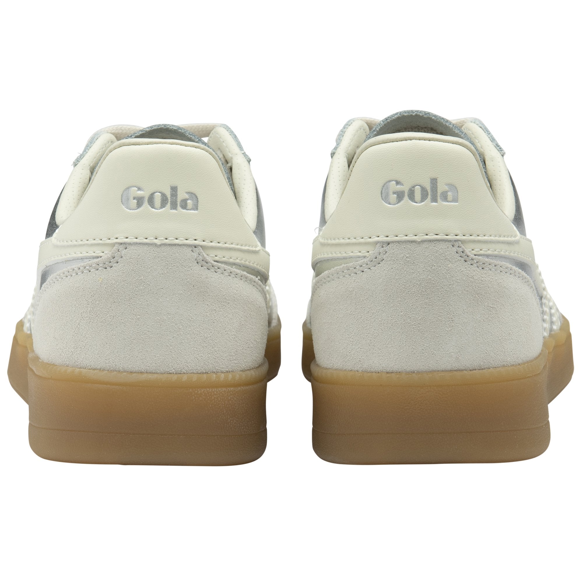 Gola Womens Trainer Viper Metallic Silver/Off White/Gum