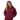 Gym+Coffee women's Daily relaxed fit hoodie in cherry crush