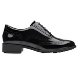 Clarks Womens Shoe Havisham Oak Black Patent
