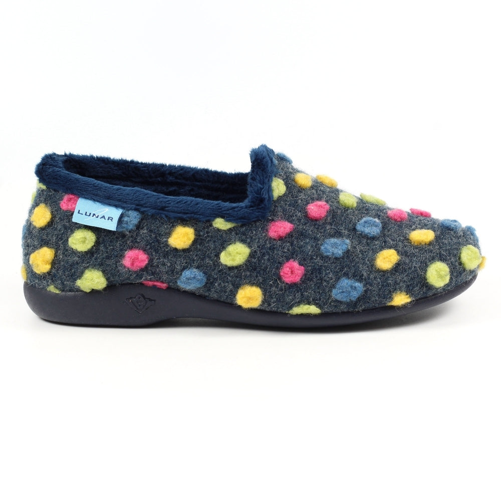 Lunar Womens Slipper Helix Blue
