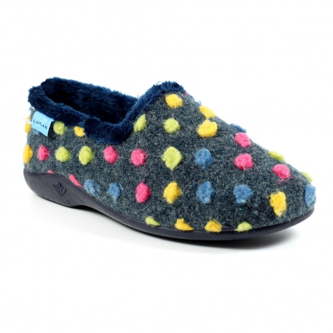 Lunar Womens Slipper Helix Blue