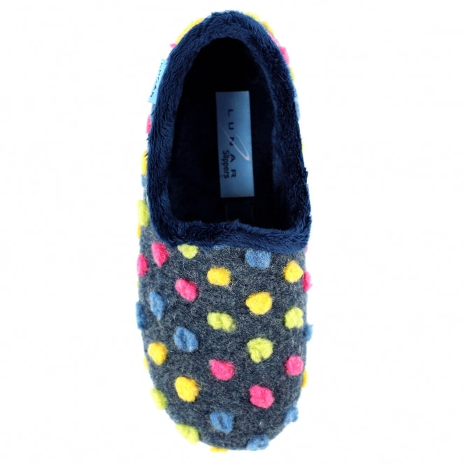 Lunar Womens Slipper Helix Blue