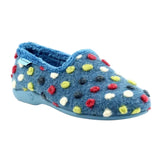 Lunar Womens Slipper Helix Mid Blue