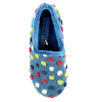 Lunar Womens Slipper Helix Mid Blue