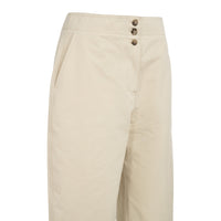 Yaya Womens High waist Barrel Trousers Warm Dust Sand