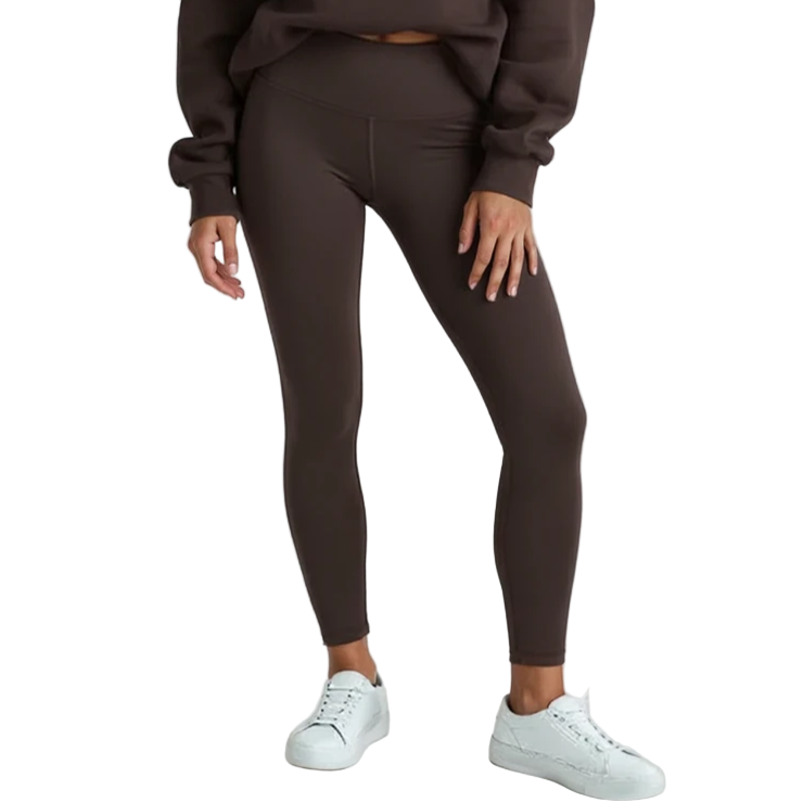 Gym+Coffee Womens Leggings Soft Motion Legging 7/8 Mocha Bean