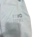 Gym+Coffee Womens Half Zip Clubhouse Baby Blue