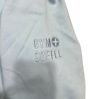 Gym+Coffee Womens Half Zip Clubhouse Baby Blue