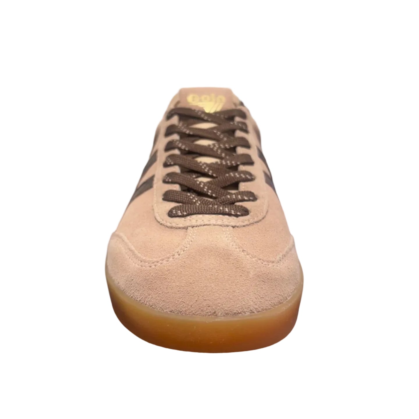 Gola women's beige snake-print trainer