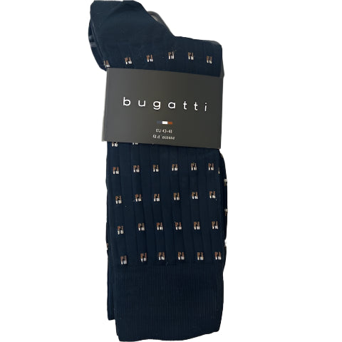 Bugatti Mens Socks 2 Pack 6146 Navy