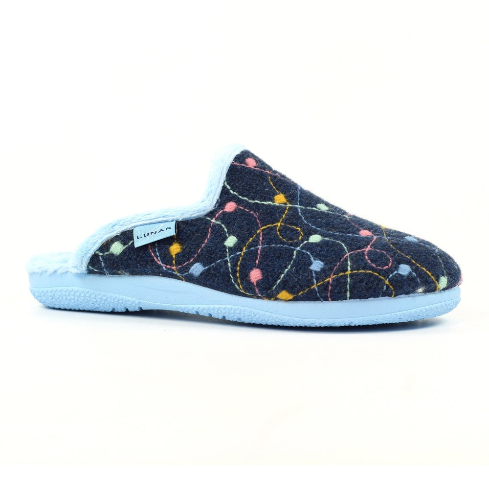 Lunar Womens Slipper Impulse Navy