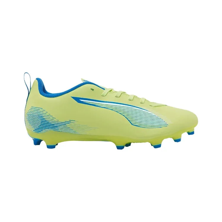 Puma Kids Ultra Play FG/AG Football Boot Yellow/White Donaghys