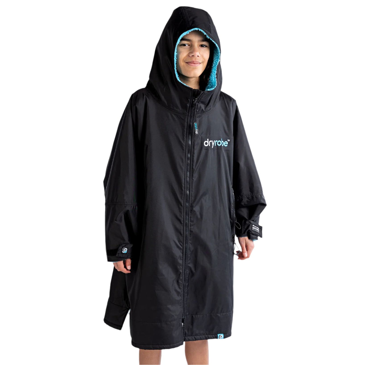 Dryrobe Kids Advance Long Sleeve V3 Black Blue