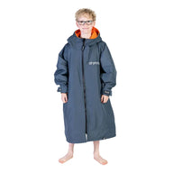 Dryrobe Advance Kids Long Sleeve V3 Dark Grey/Orange