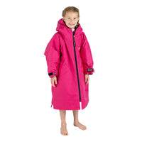 Dryrobe Kids Advance Long Sleeve V3 Pink/Light Grey