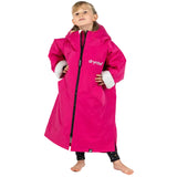 Dryrobe Kids Advance Long Sleeve V3 Pink/Light Grey