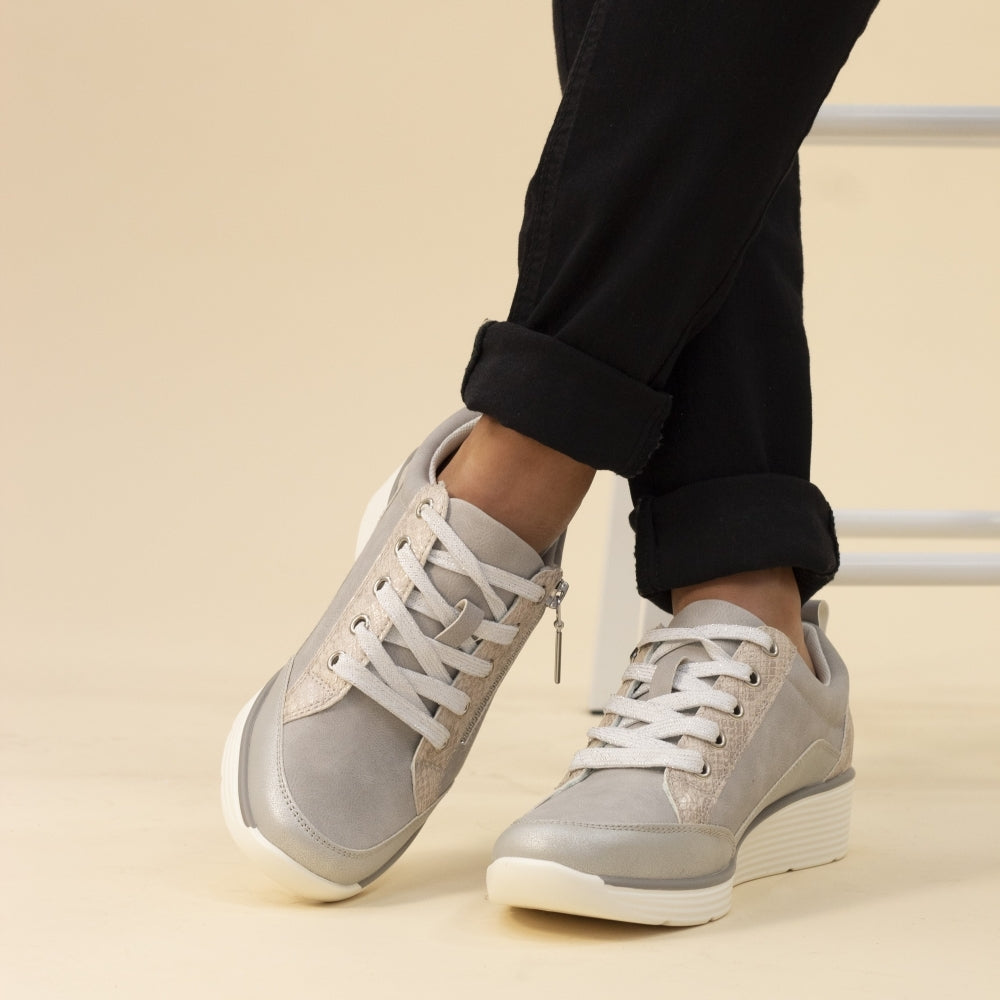 Lunar Womens Trainer Kiley Silver