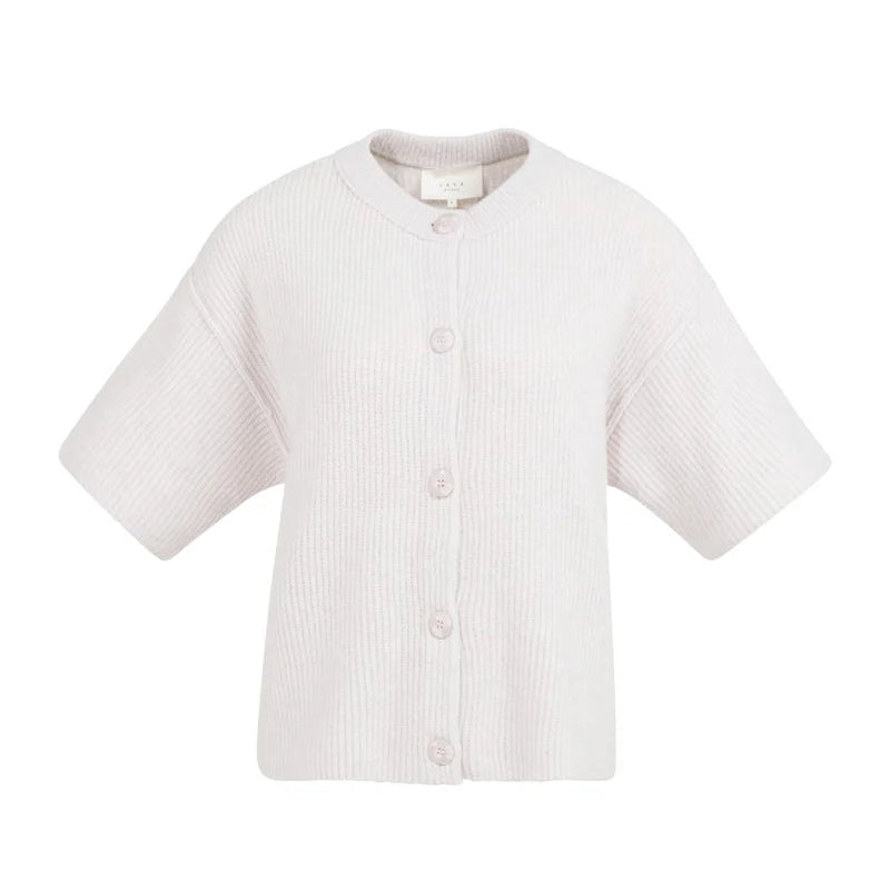 YAYA Womens Cardigan 01-010148 Gray Lilac Melange