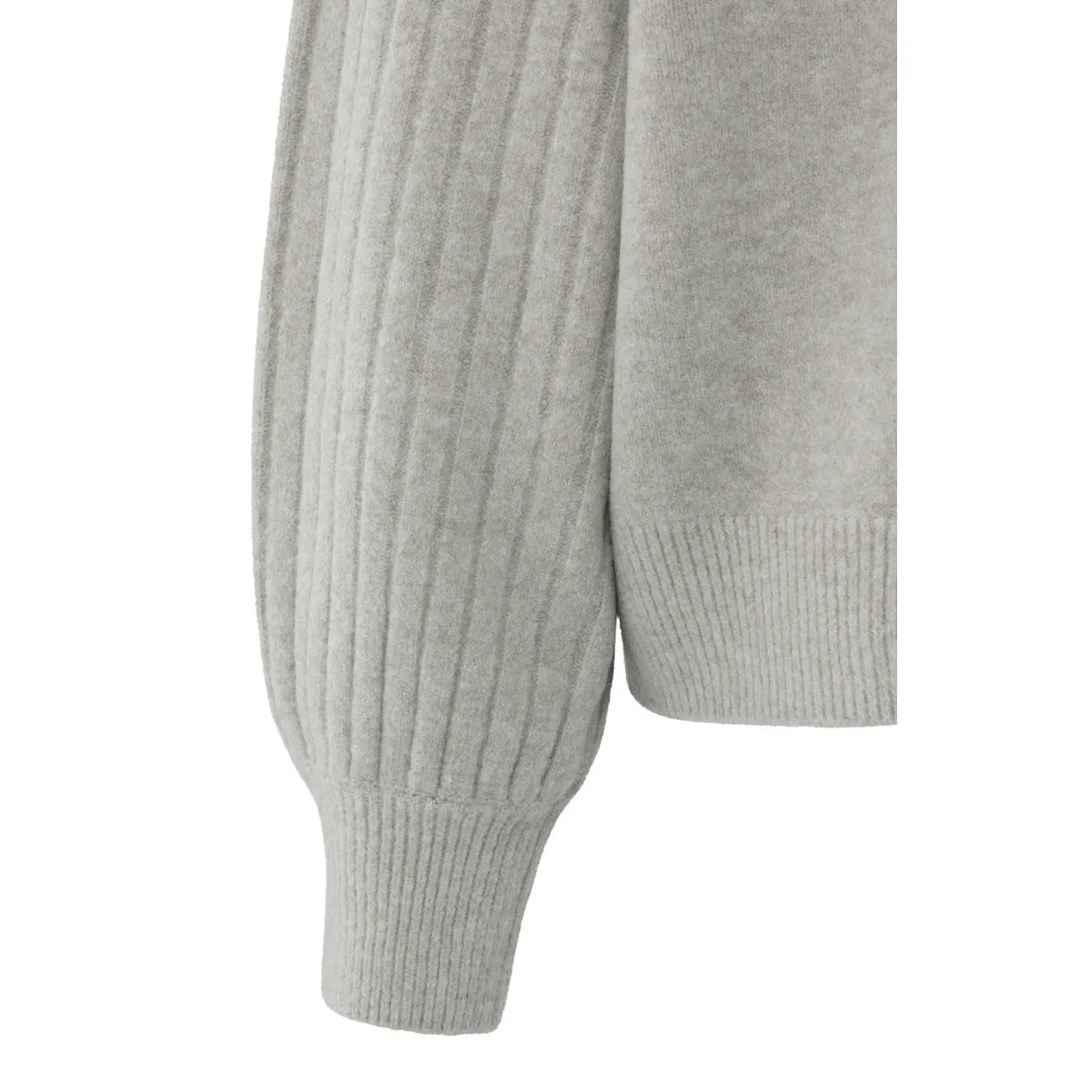 YAYA Womens Sweater 01-000410-509 Brownish Grey Melange