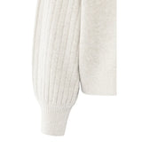 YAYA Womens Sweater 01-000410-509 White Melange
