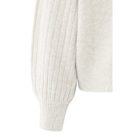 YAYA Womens Sweater 01-000410-509 White Melange