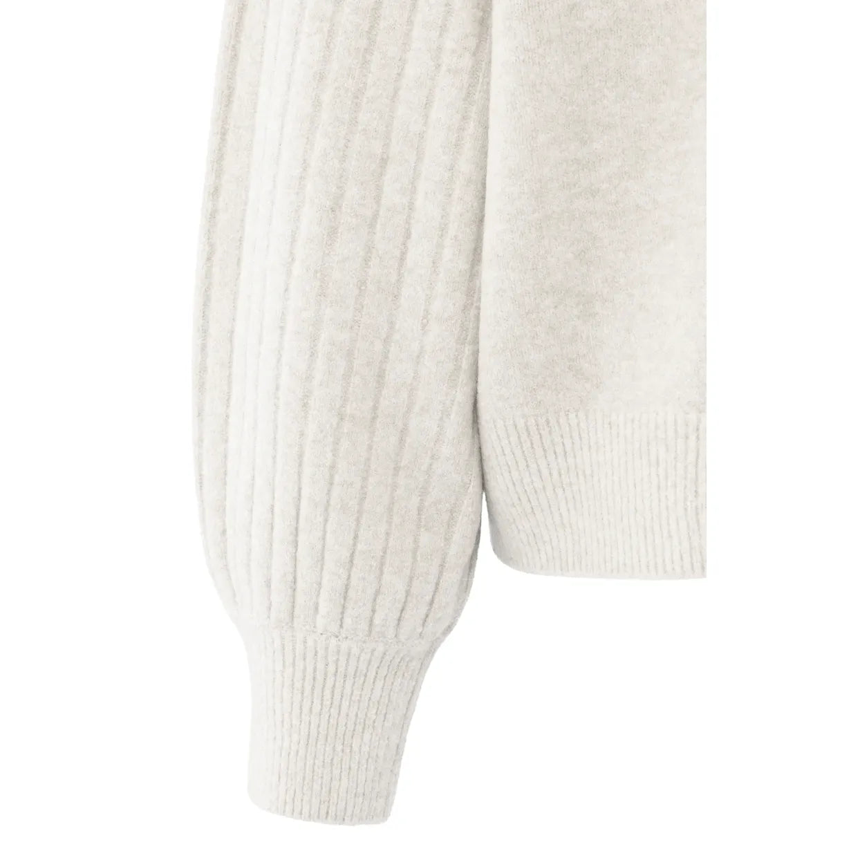 YAYA Womens Sweater 01-000410-509 White Melange