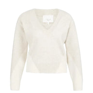 YAYA Womens Sweater 01-000544-601 Heather Grey Dessin