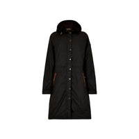 Dubarry Womens Wax Coat Redington Black