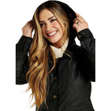 Dubarry Womens Wax Coat Redington Black