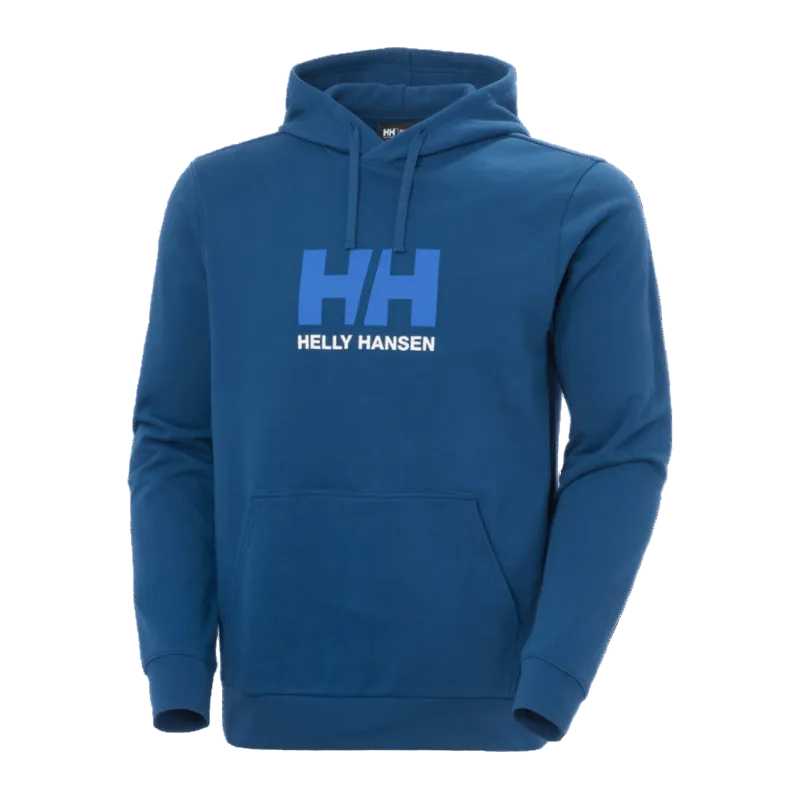 Helly Hansen men's dark blue HH logo hoodie