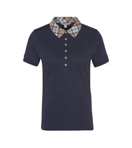 Barbour Womens Top Malvern Navy/Hessian