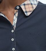 Barbour Womens Top Malvern Navy/Hessian